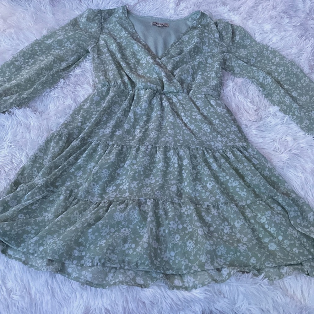 pretty green dress